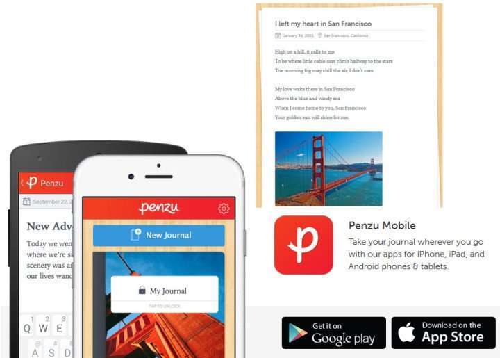Penzu Journal App